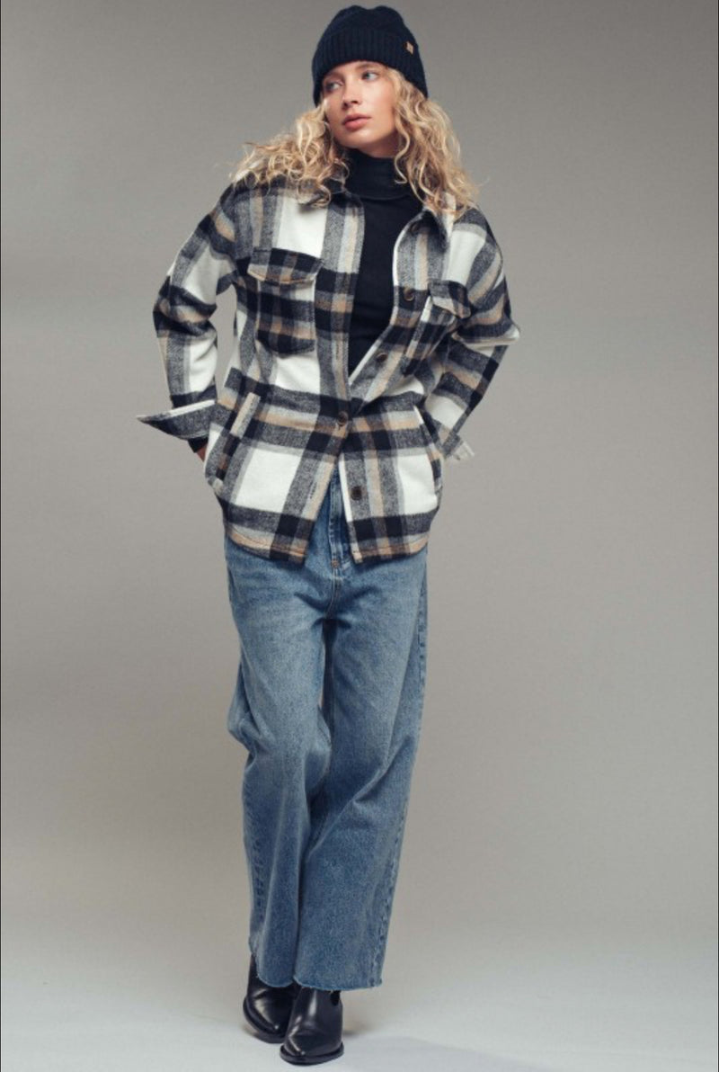 Plaid Flannel Jacket