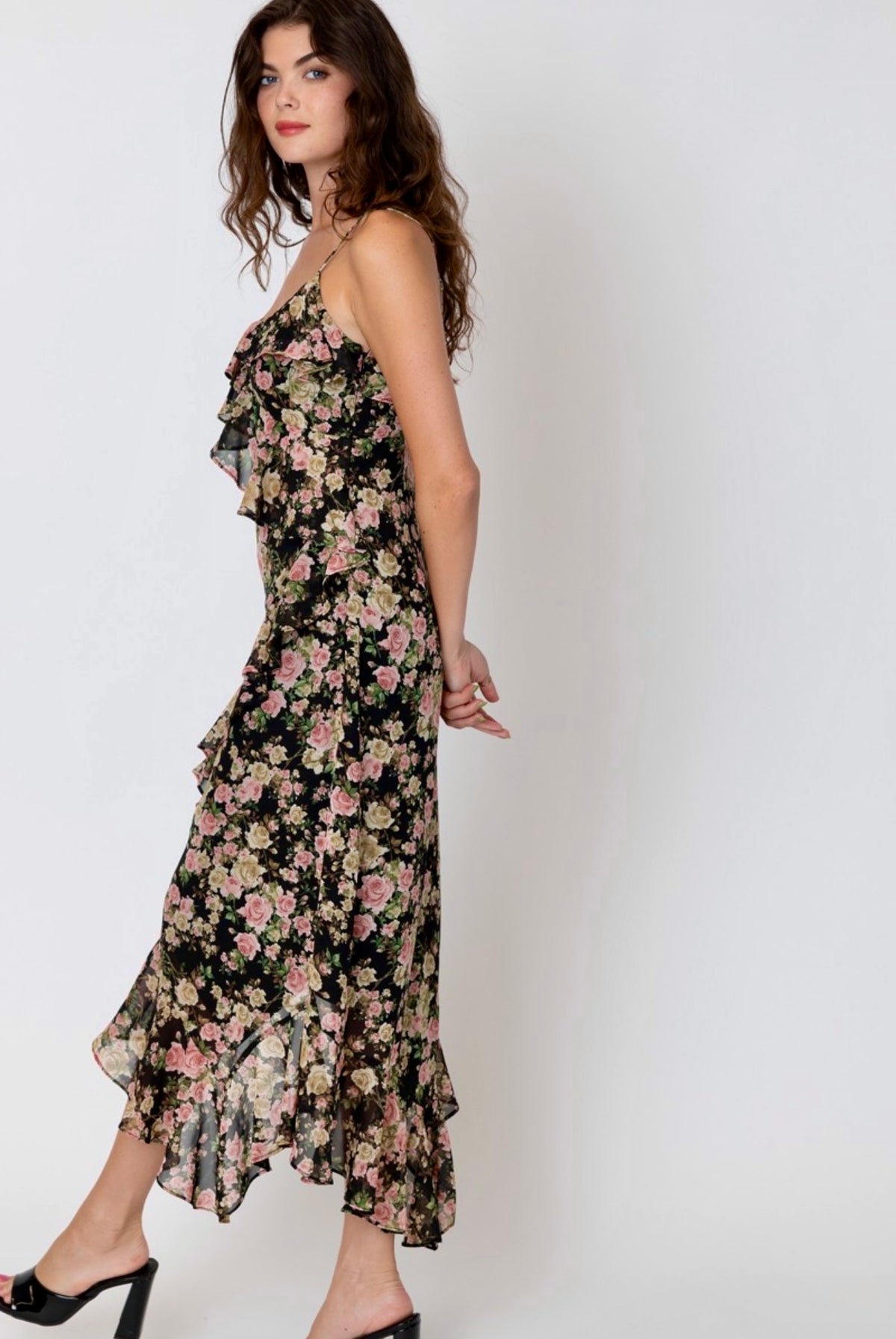 Black Floral Dress