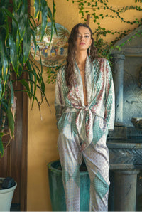 Bohemian Satin Jumpsuit