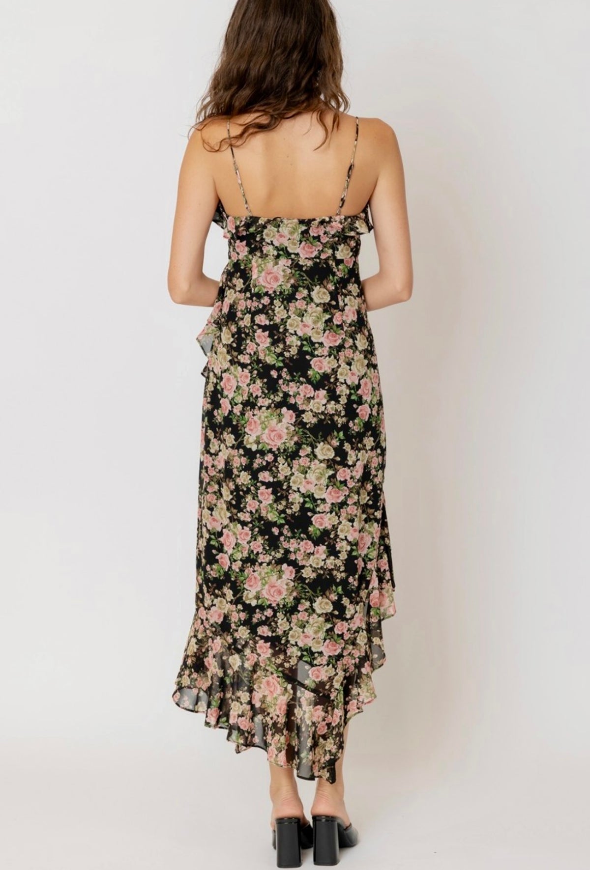 Black Floral Dress