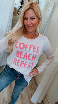 Coffee Beach Repeat Sweater