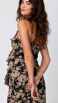 Black Floral Dress