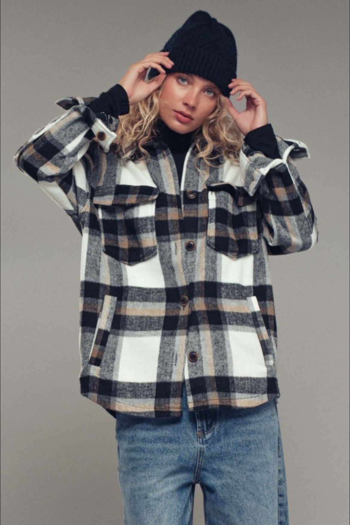 Plaid Flannel Jacket – Michelleshb