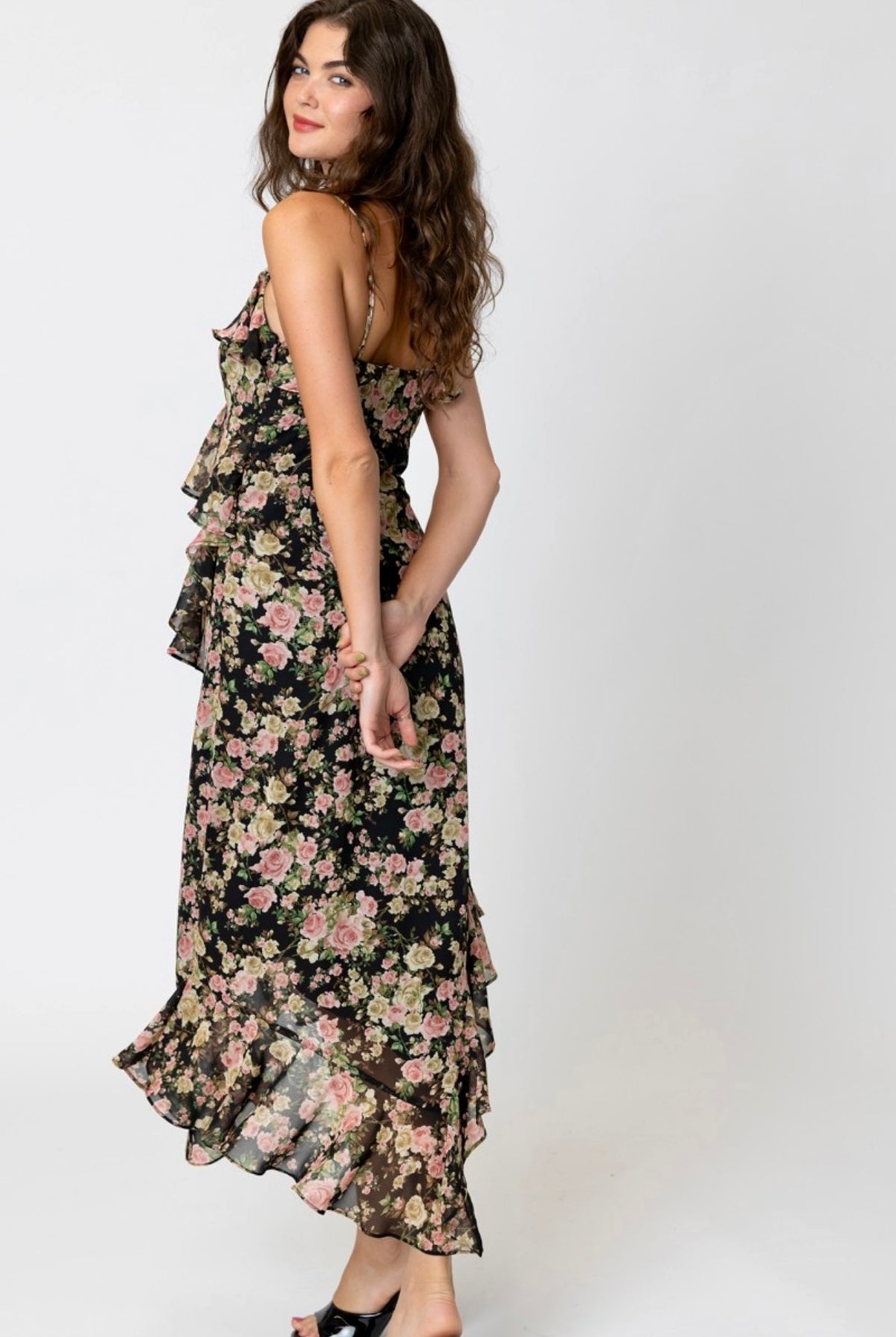 Black Floral Dress