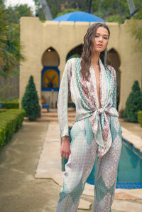 Bohemian Satin Jumpsuit