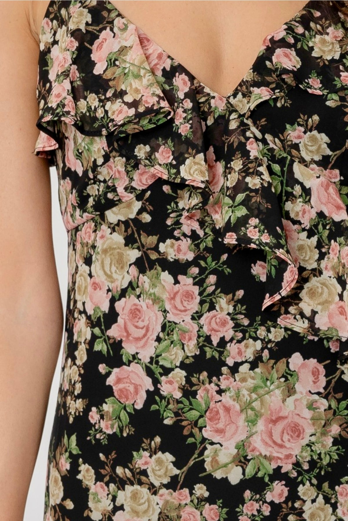 Black Floral Dress
