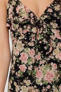 Black Floral Dress
