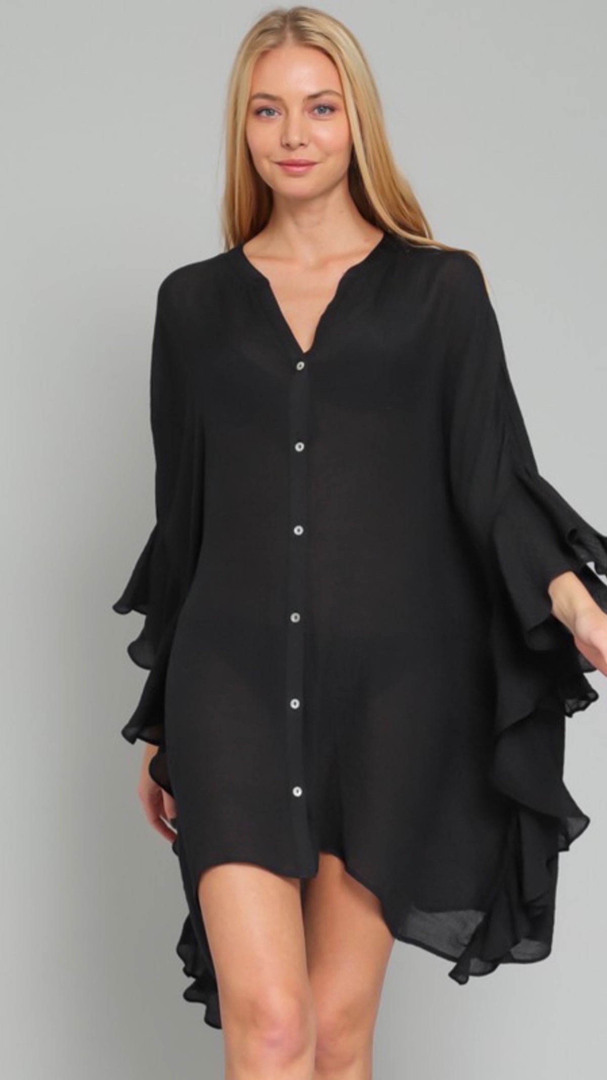 Bohemian Tunic Black