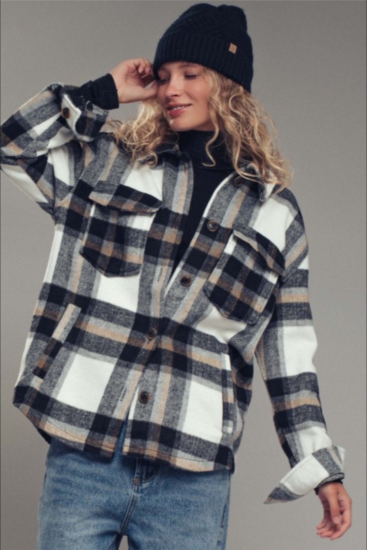 Plaid Flannel Jacket