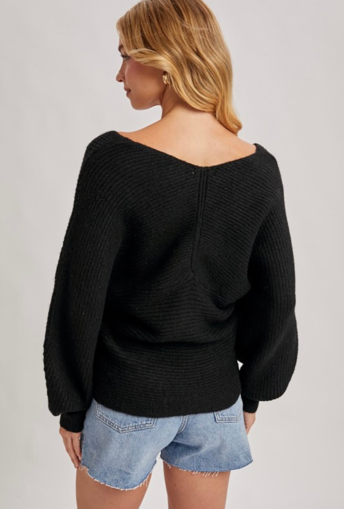 The Effortless Wrap Knit Sweater