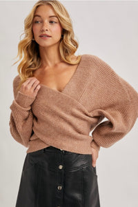 Luxe Crossover Sweater