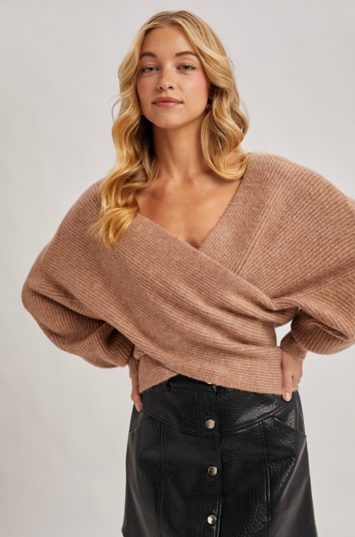 Luxe Crossover Sweater