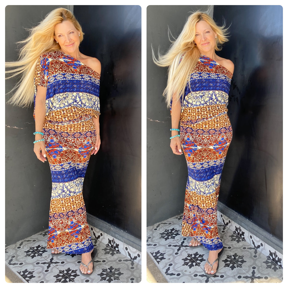 MvF Bohemian print mermaid