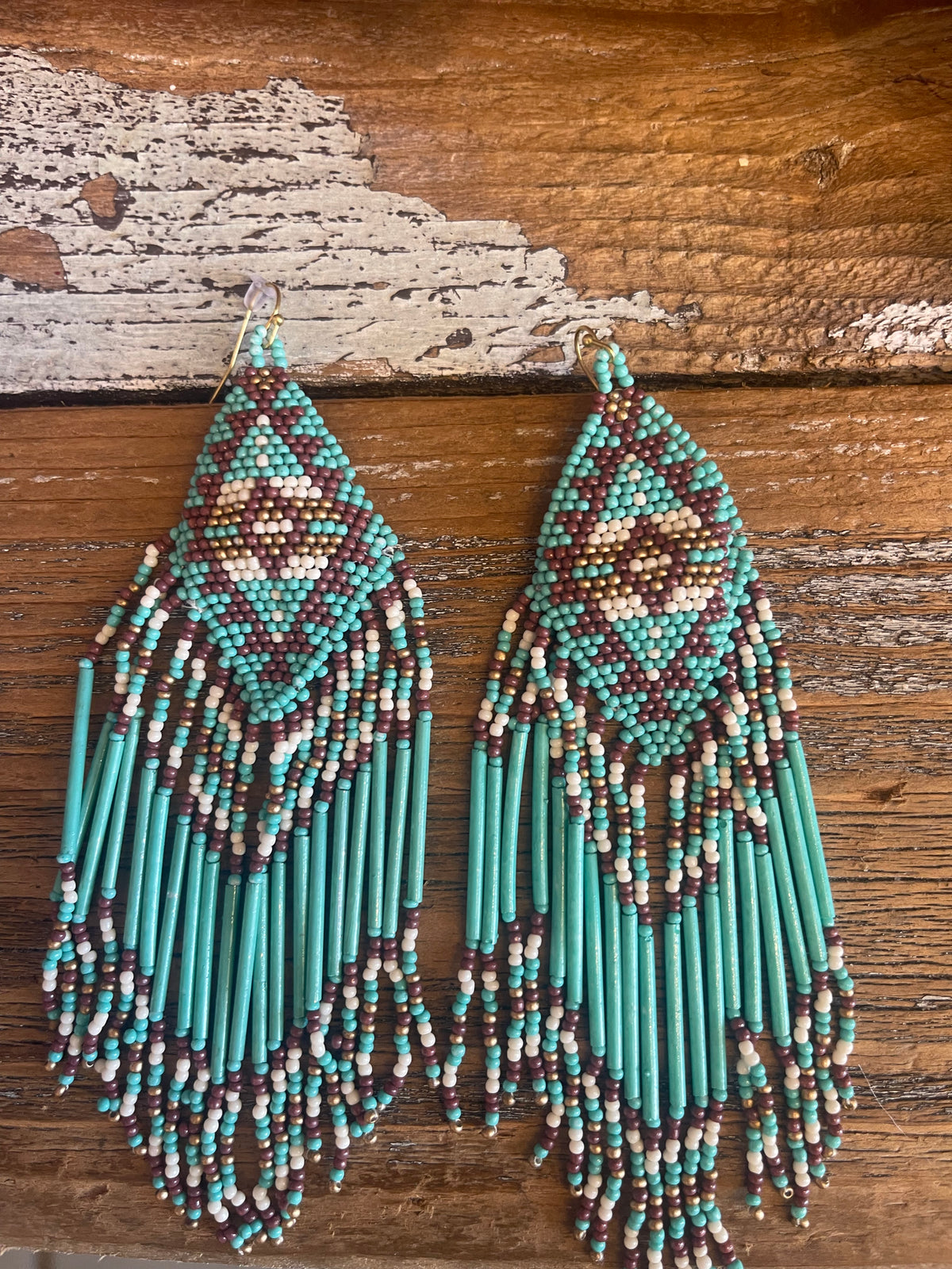 Turquoise TikTok earrings